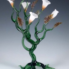 Glass artist, Robert Mickelsen, sculpture, Primavera Gallery, Ojai, CA